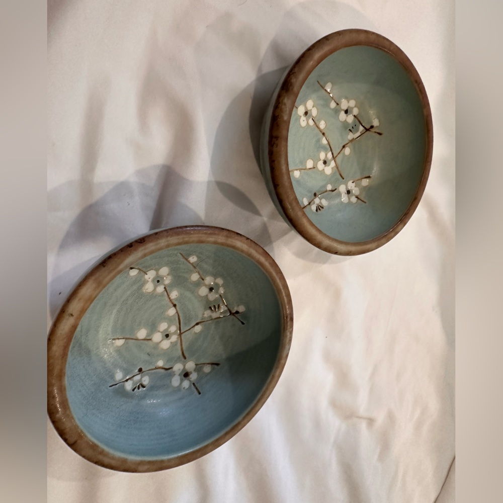 Japanese Kafuh Cherry Blossom Serving Bowl